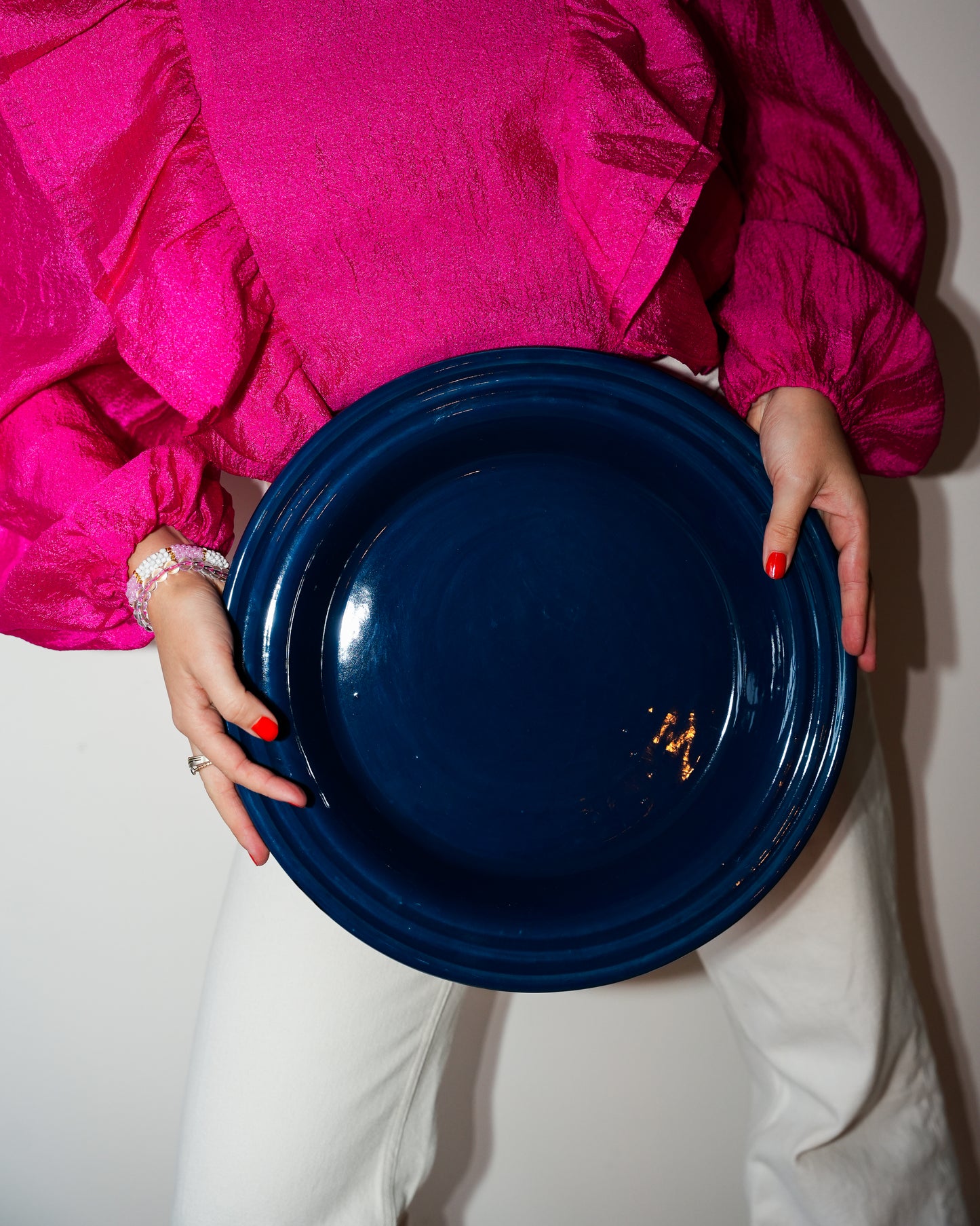 Salad Plate Large - blauw