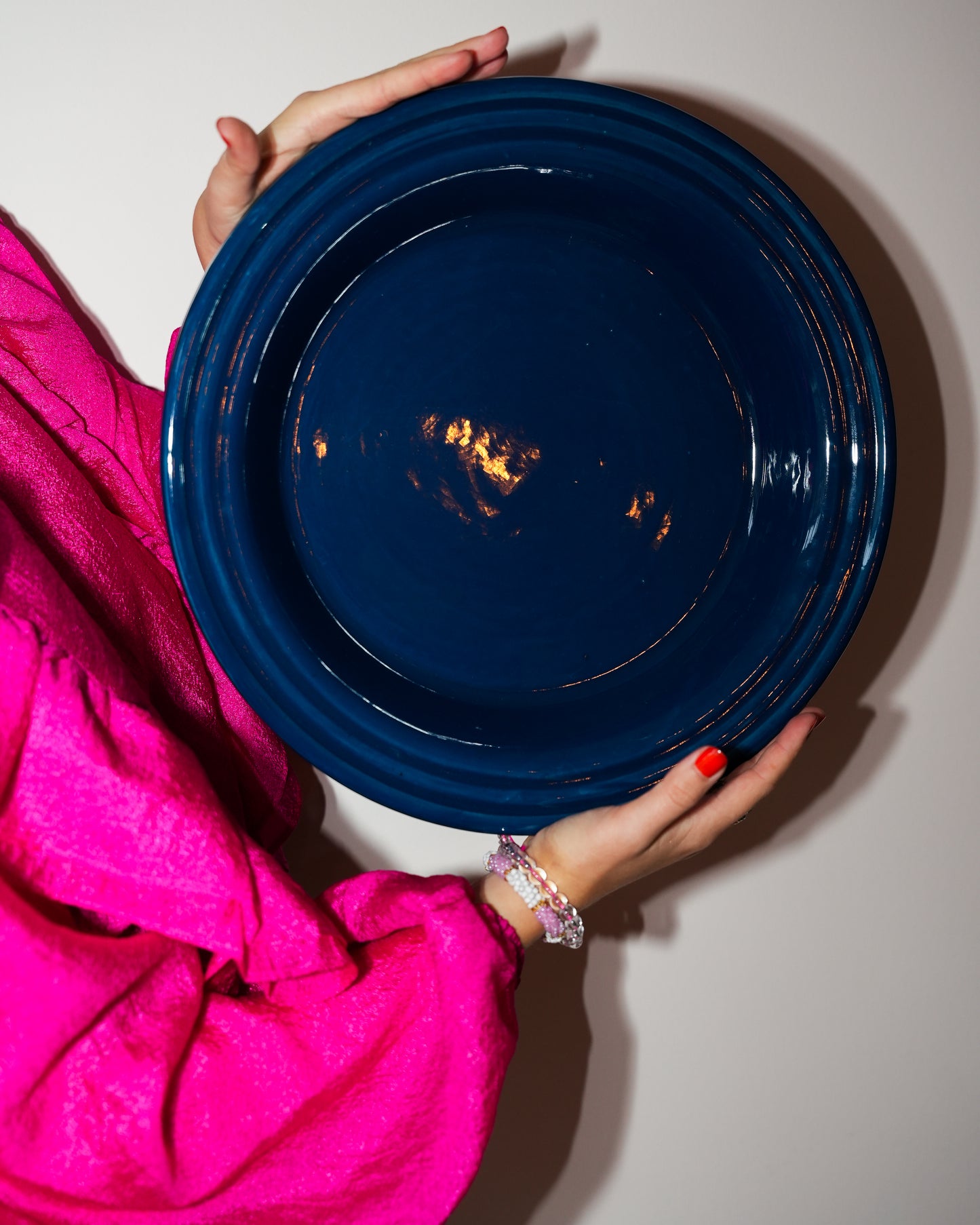 Salad Plate Large - blauw