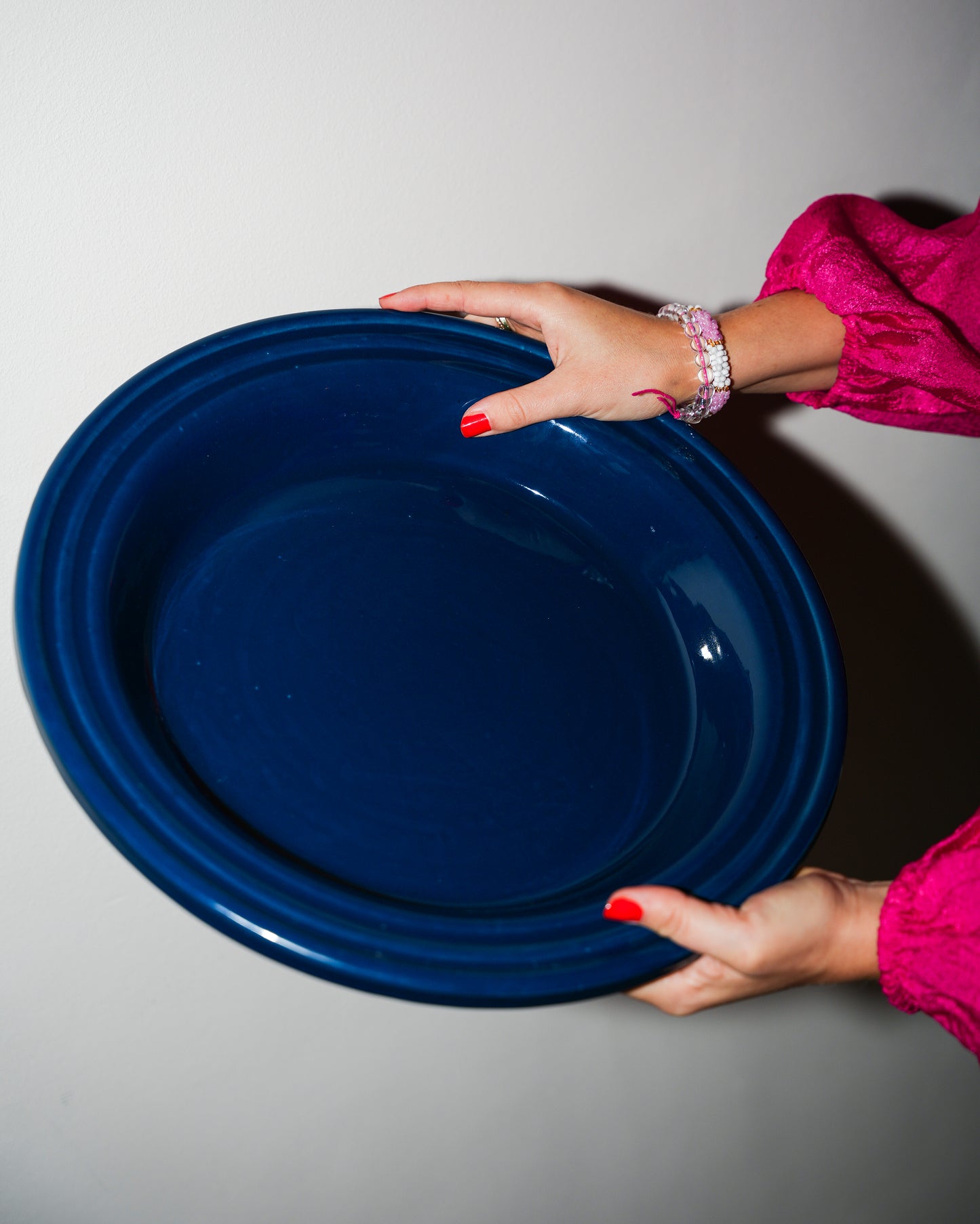 Salad Plate Large - blauw