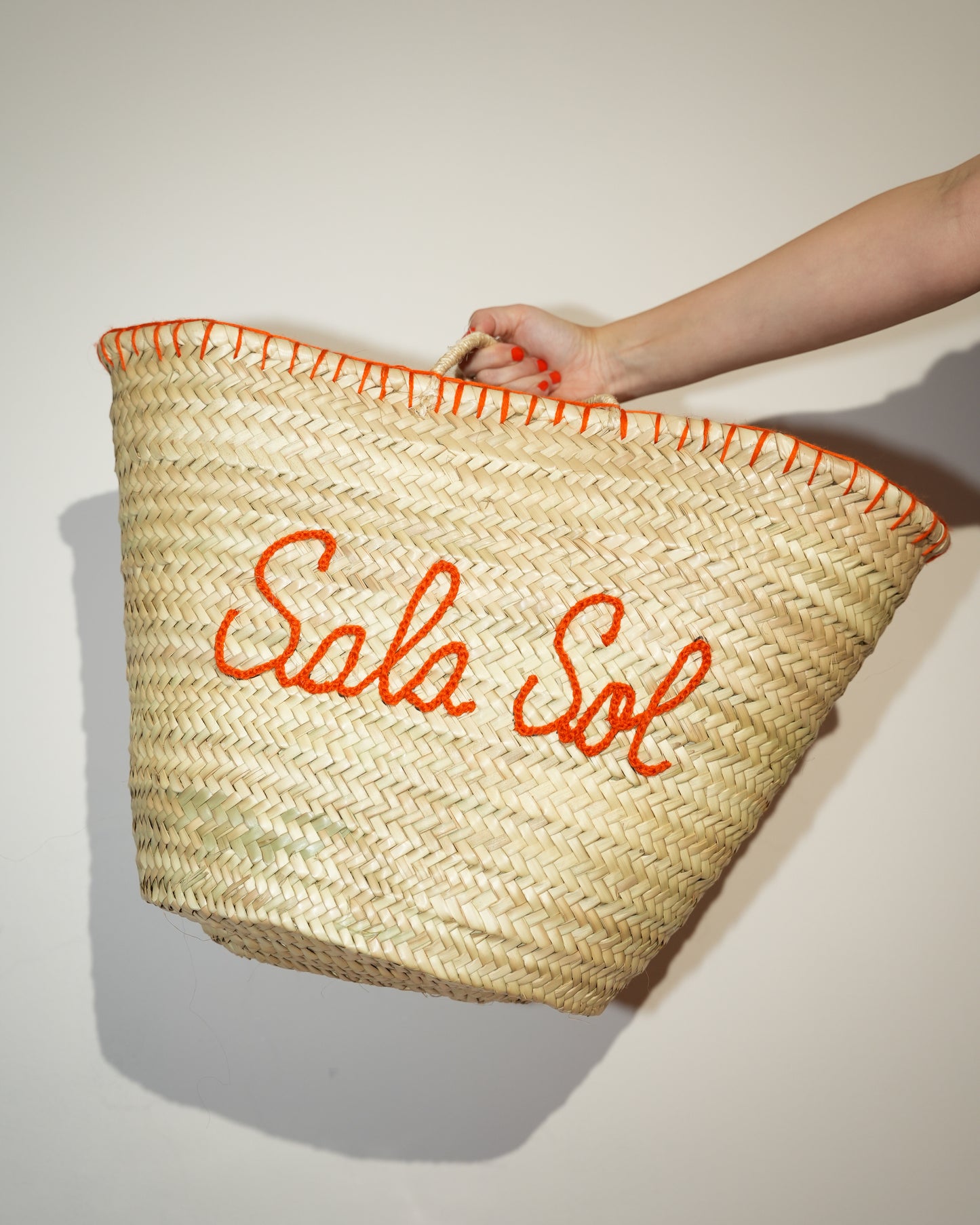 Tas Raffia Big - oranje